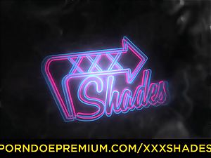 xxx SHADES - thin black-haired powerful ass fucking slamming