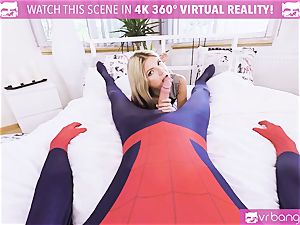 VR PORN-Spider-Man: hardcore Parody with jaw-dropping teenager Gina