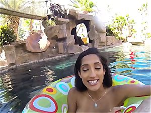 bikini sweetie Chloe Amour ravaged after a dip in the pool